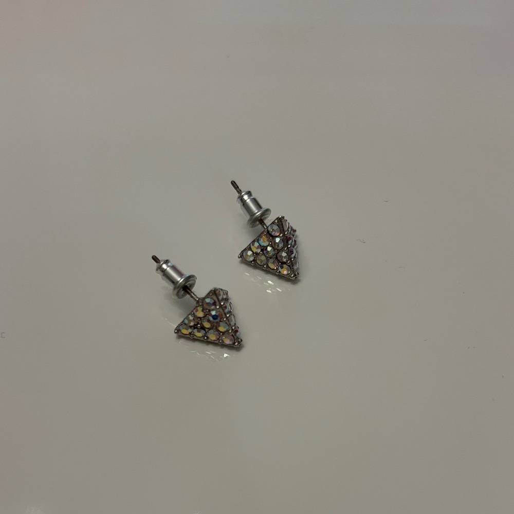 Elegant Silver and Gold Stud Earrings